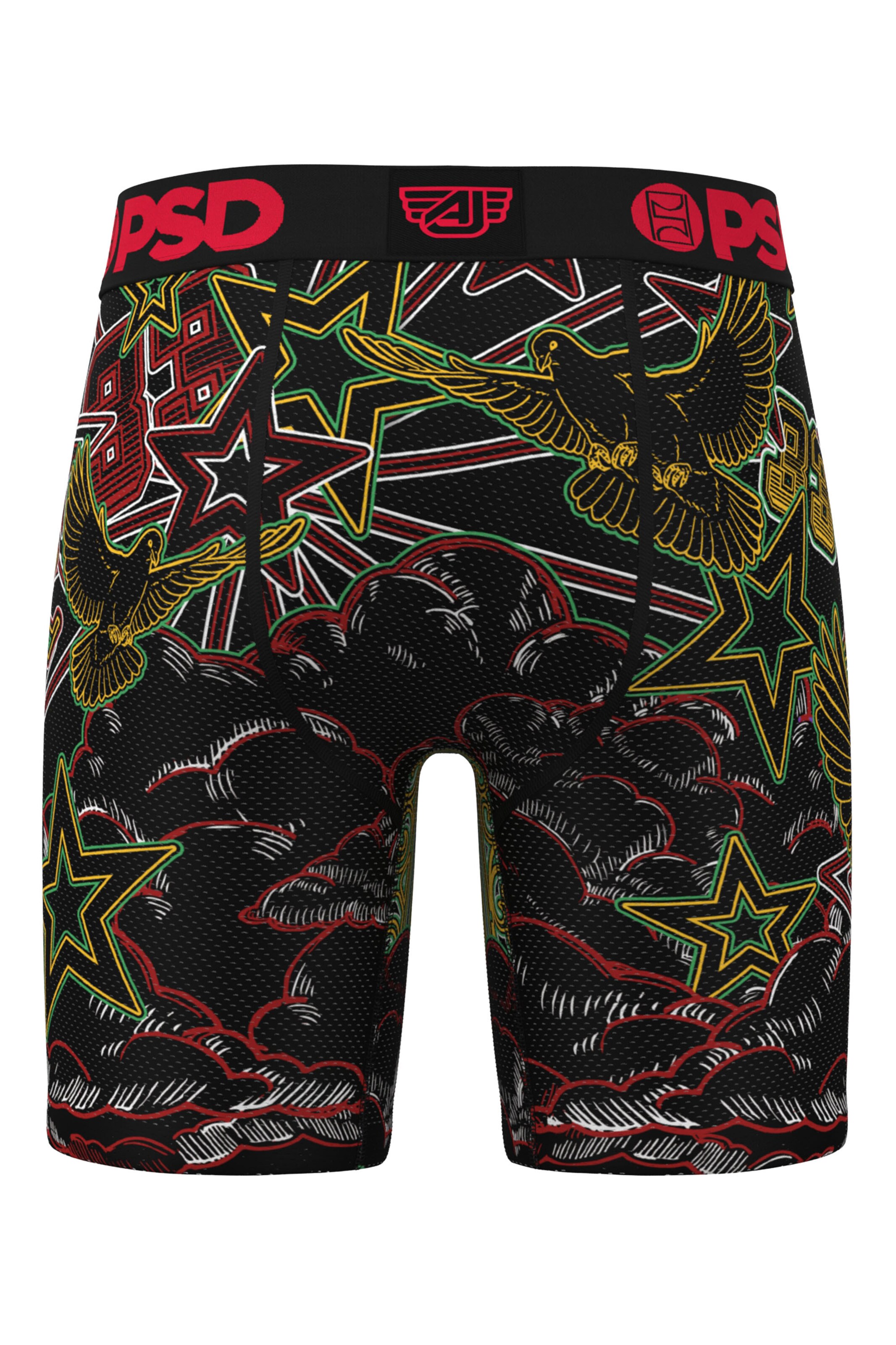 PSD Boxer shorts 'AJ Star Power' in Black