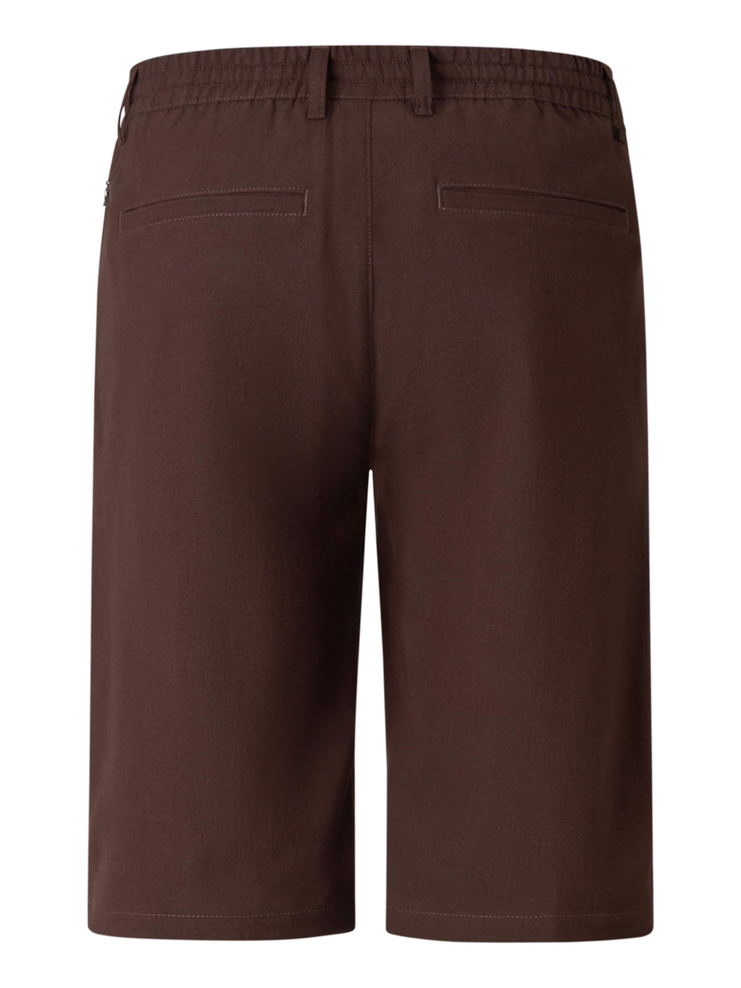 BOGNER Regular Chino Pants 'Marc' in Brown