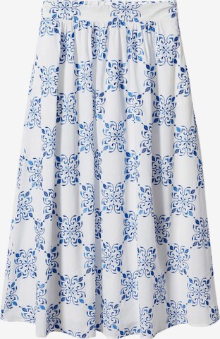 MANGO Rok 'SICILIA' in Blauw: voorkant