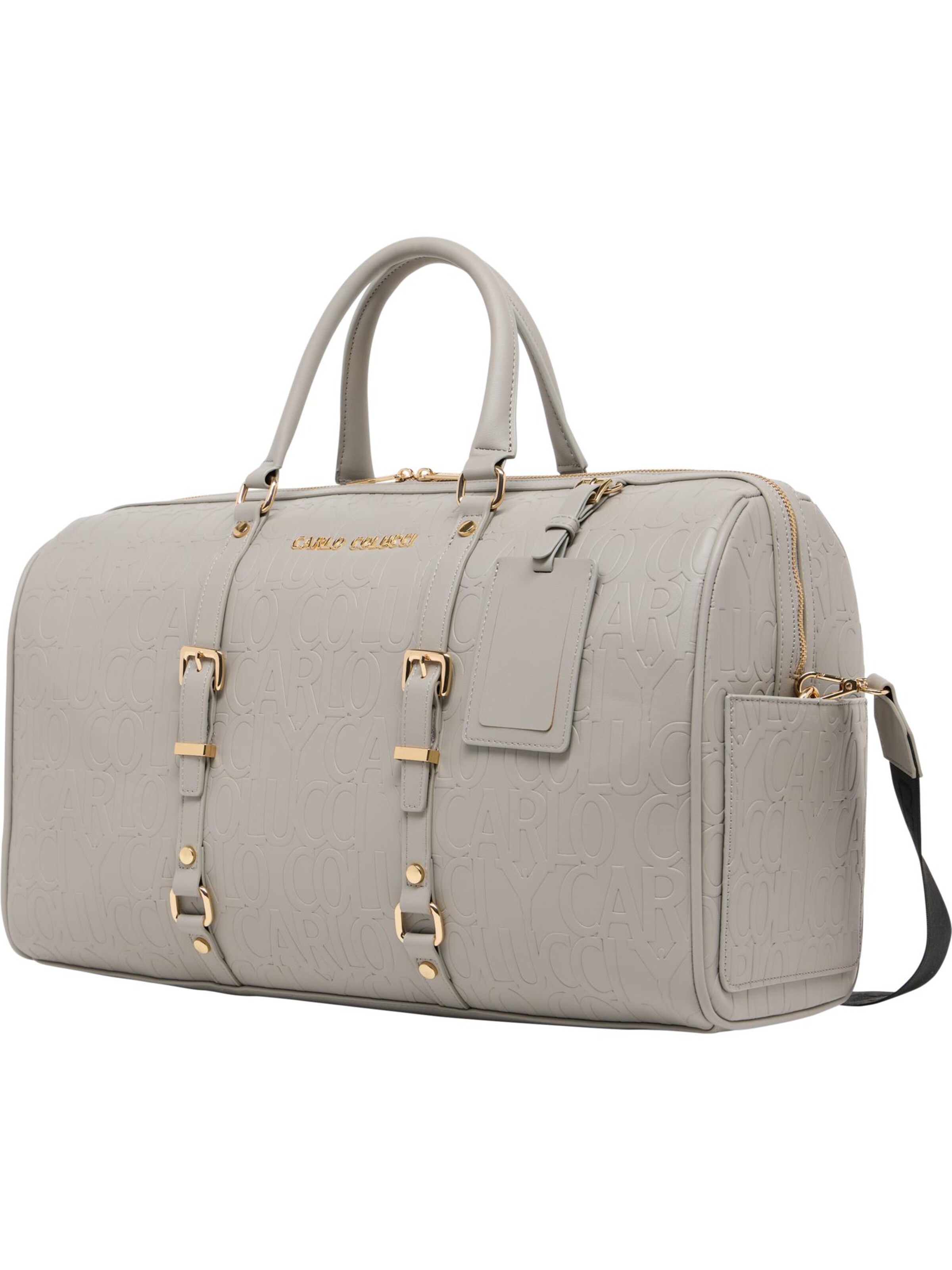 Carlo Colucci Weekend bag 'Elias' in Grey
