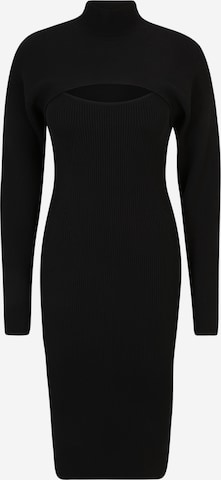 Banana Republic Tall Knitted dress in Black: front