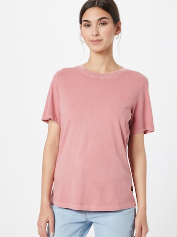 rozā G-Star RAW T-Krekls: no priekšpuses