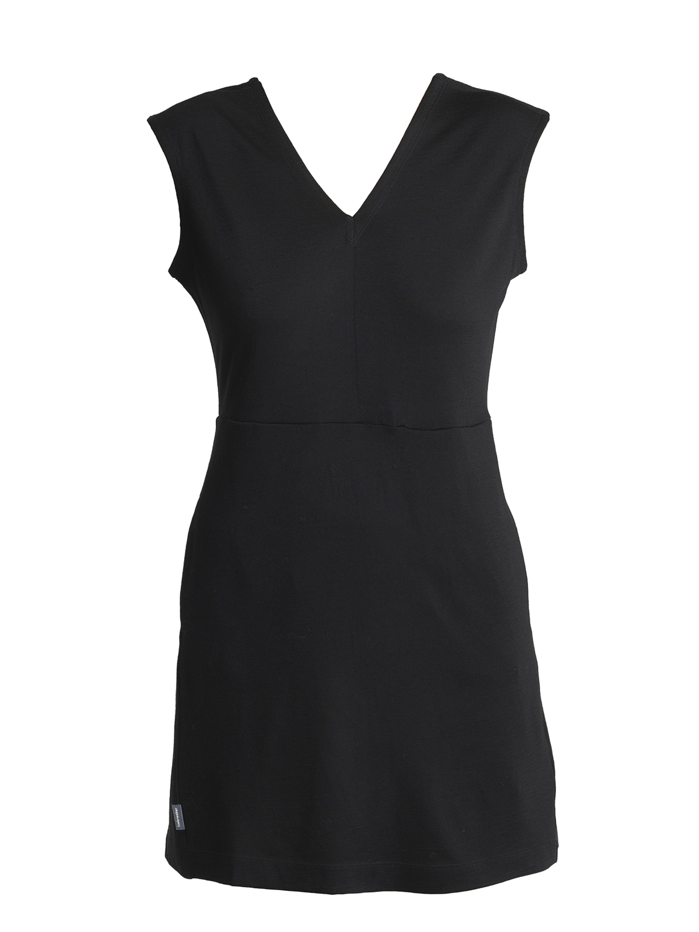 ICEBREAKER - Vestido deportivo 'Granary' en negro: frente