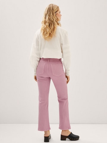 MANGO Regular Jeans 'Sasha' in Purple