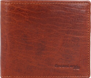 Greenland Nature Wallet 'Nature' in Brown: front