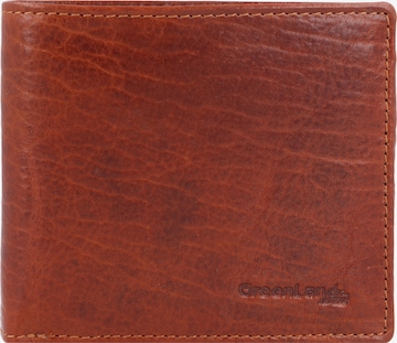 Greenland Nature Wallet 'Nature' in Brown: front