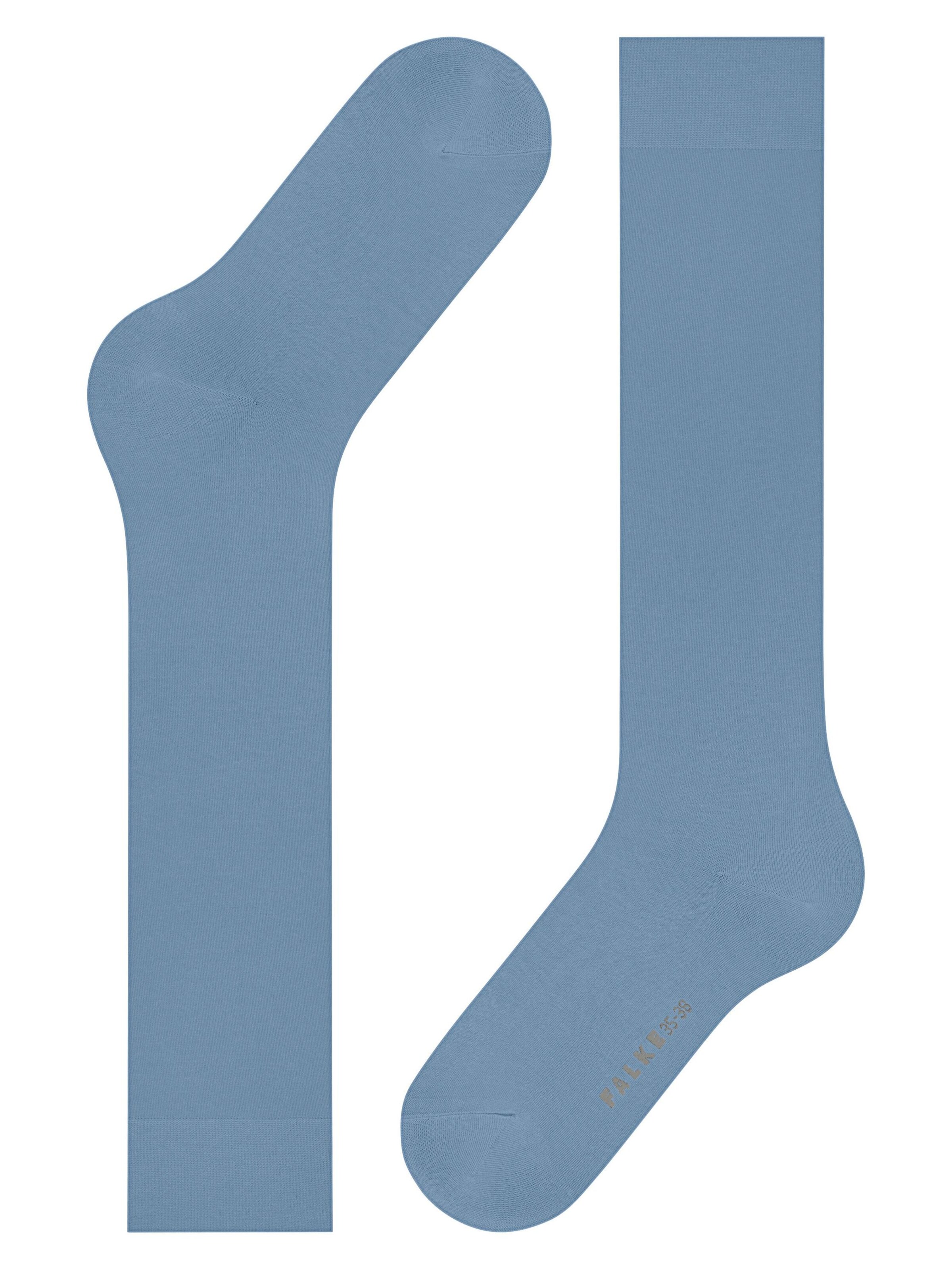 FALKE Knee High Socks 'Cotton Touch' in Blue