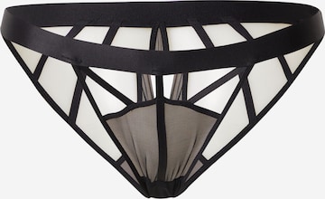 Slip di Scandale éco-lingerie in nero: frontale