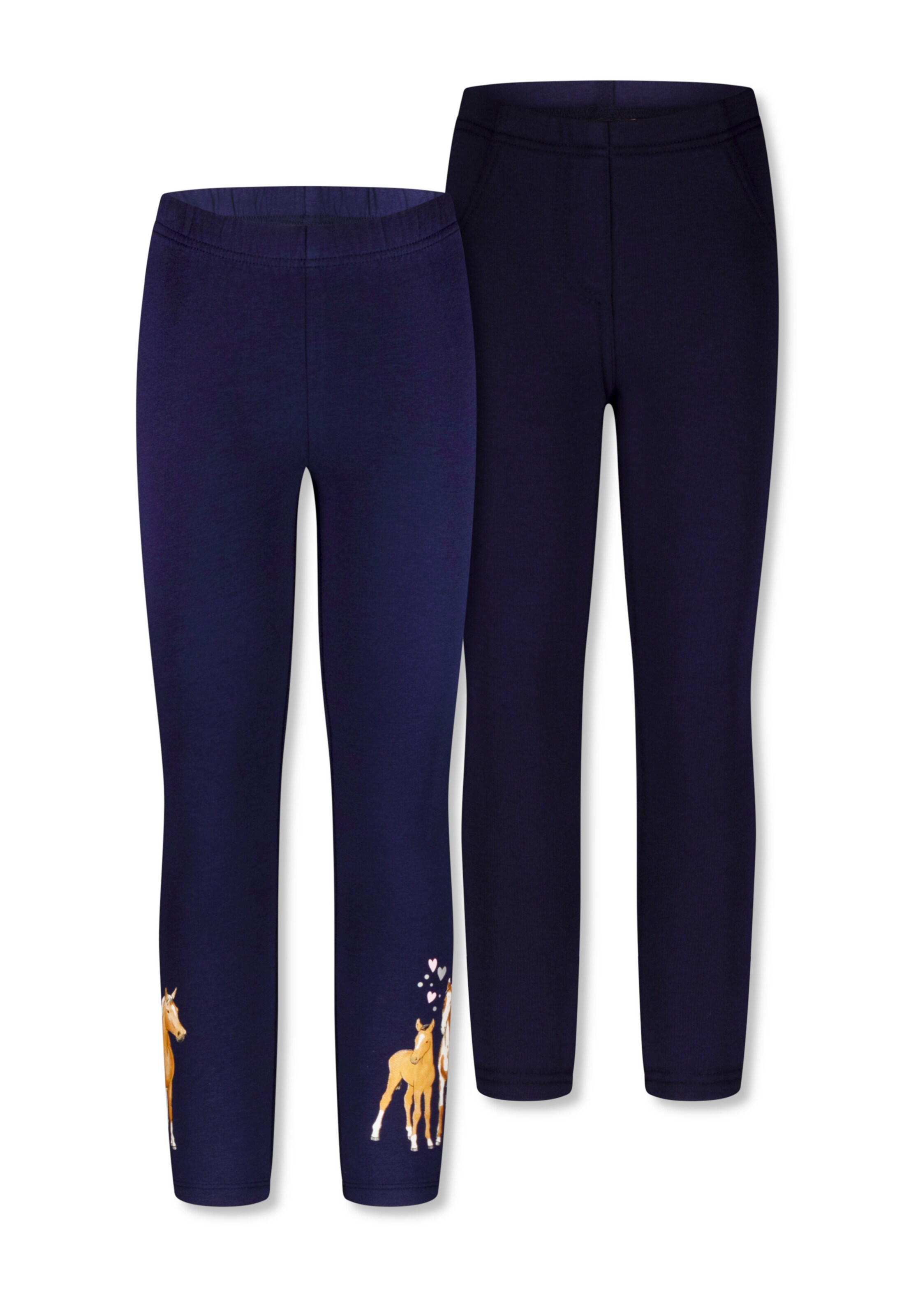 SALT AND PEPPER Leggings 'Stable' in Blue: front