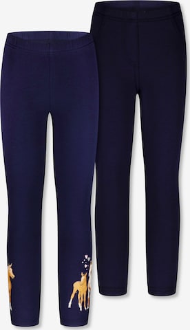 SALT AND PEPPER Skinny Leggings 'Stable' in Blue: front