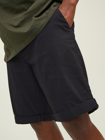 juoda Jack & Jones Plus Standartinis „Chino“ stiliaus kelnės 'Dave'