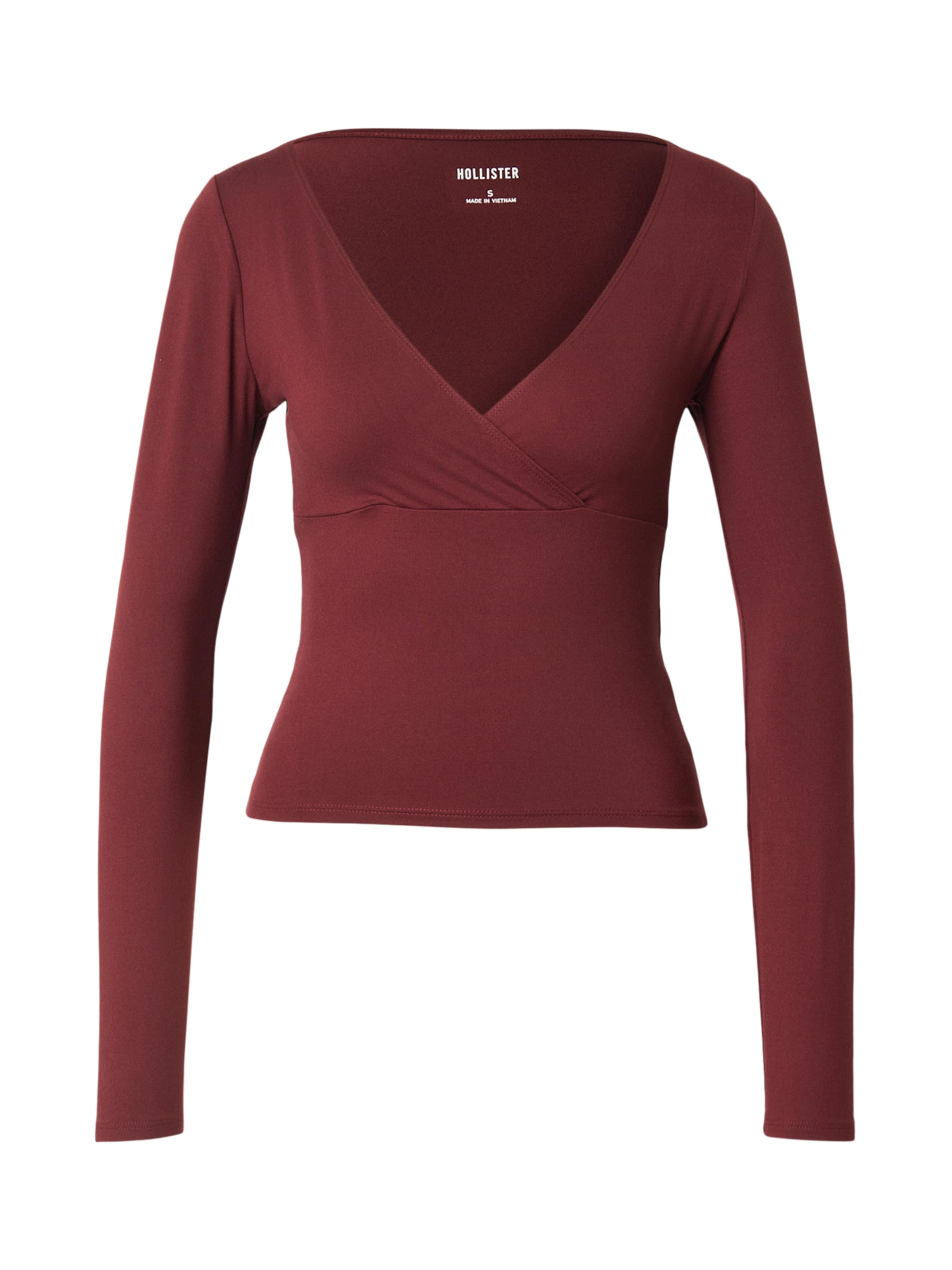 HOLLISTER Póló - piros: elől