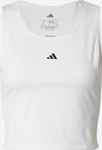 ADIDAS PERFORMANCE Sports top in White: front