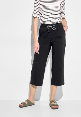 CECIL Loose fit Pants 'Neele' in Black