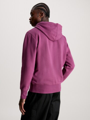 Calvin Klein Jeans Sweatshirt in Purple