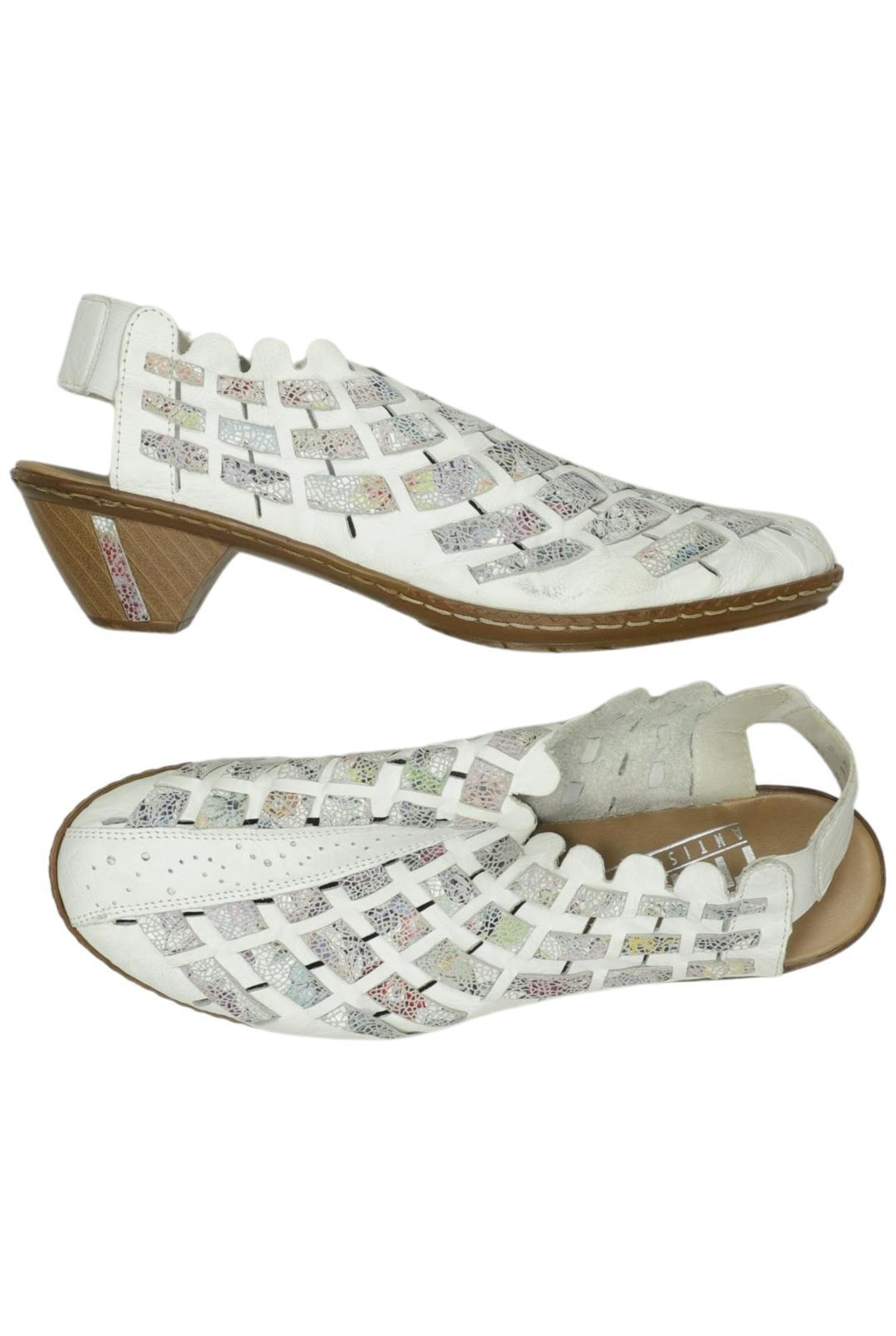 Rieker Sandals & High-Heeled Sandals in 39 in White: front