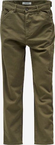 Salsa Jeans Regular Chinohose in Grün: Vorderseite