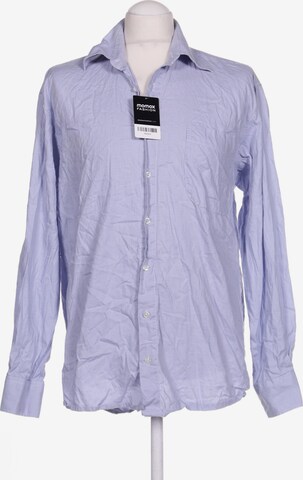 Via Cortesa Button Up Shirt in M in Blue: front