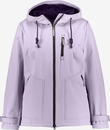 Ulla Popken Performance Jacket in Purple: front