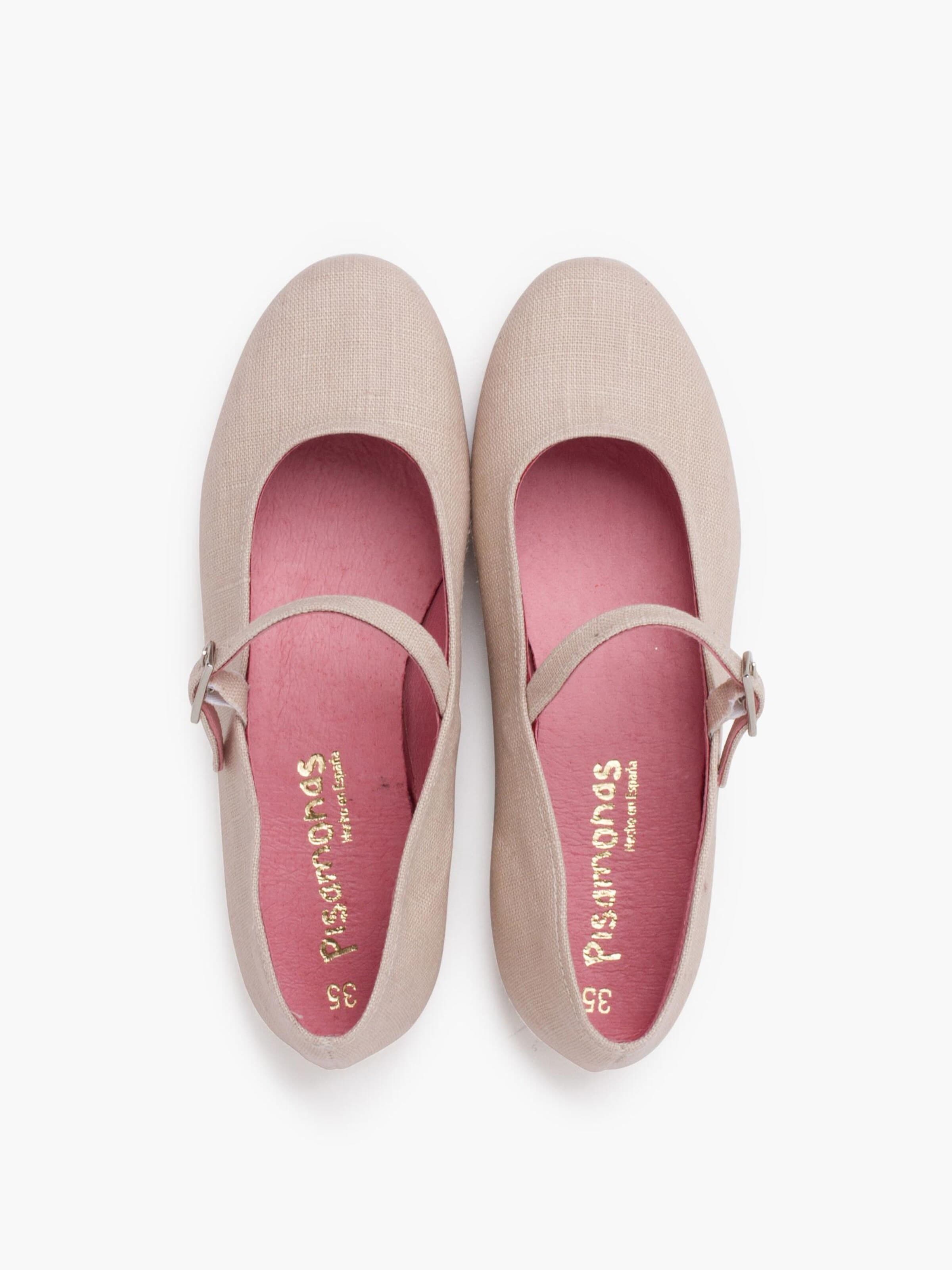 Pisamonas - Bailarina en beige
