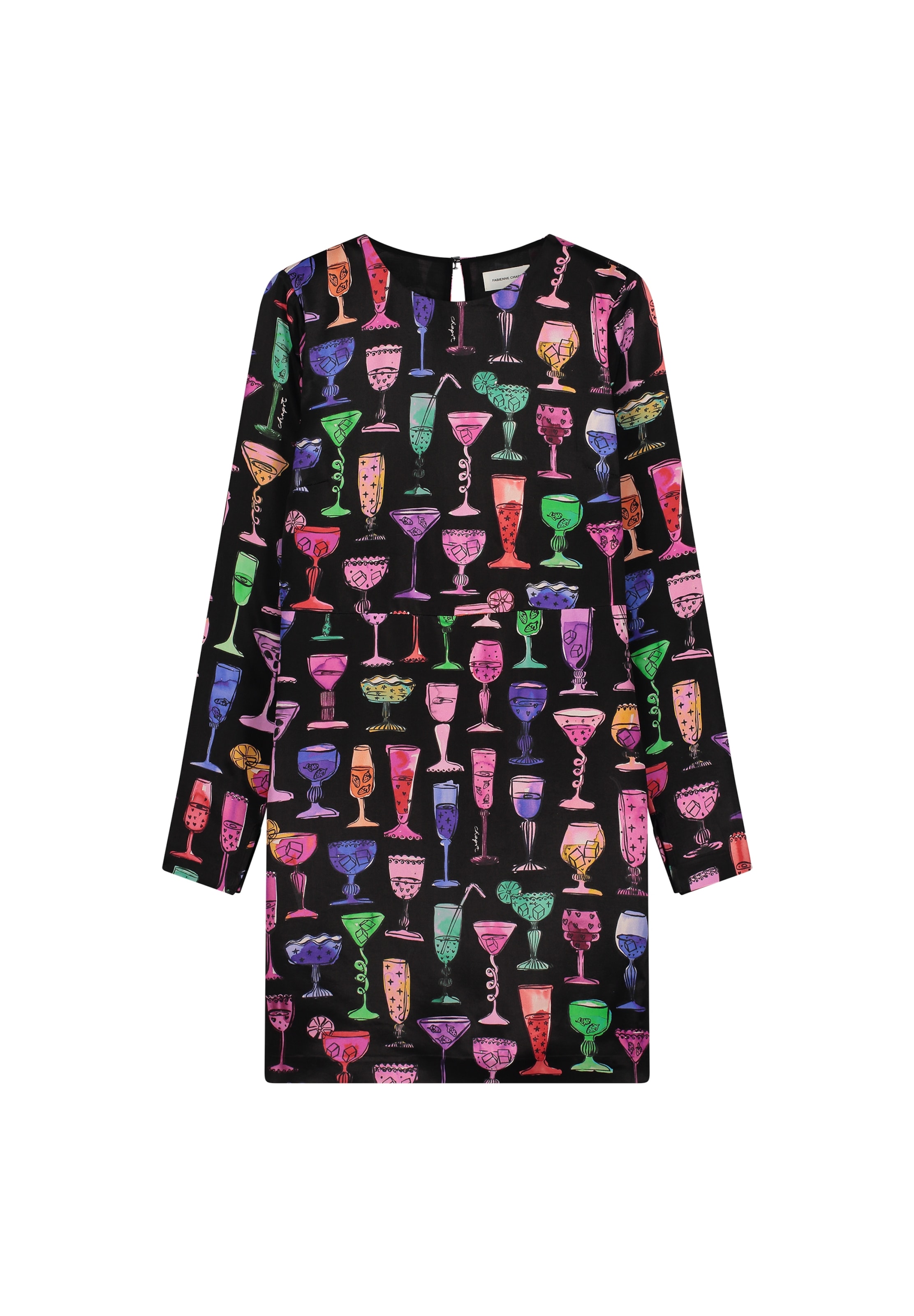 Fabienne Chapot Jurk in Zwart: voorkant