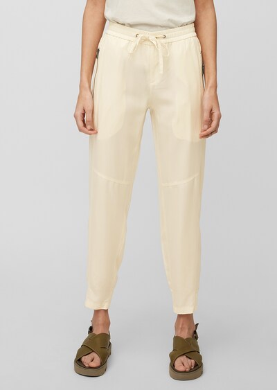 Marc O'Polo Pantalon 'Lonta' en beige, Vue avec modèle