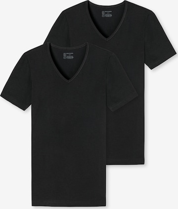 SCHIESSER T-Shirt in Schwarz: front
