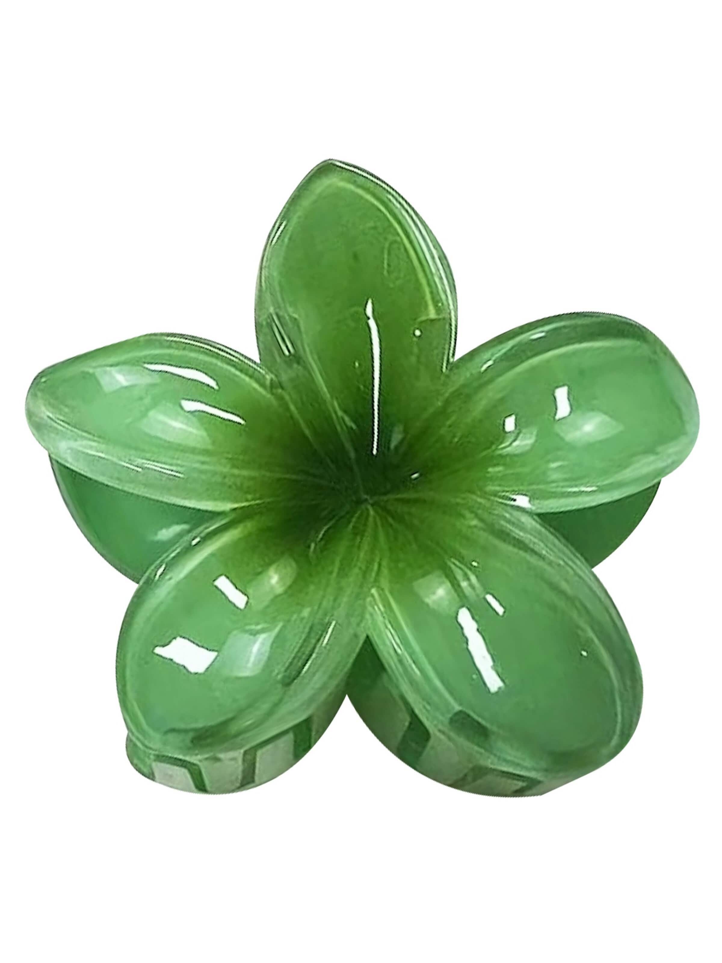 Ornement pour cheveux 'Moana Hair Claw - Green' soho Hair accesoires en vert : devant