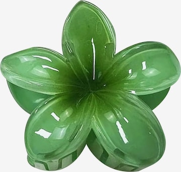 soho Hair accesoires Haarschmuck 'Moana Hair Claw - Green' in Grün: Vorderseite