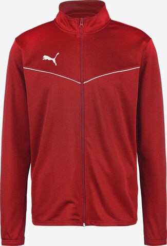 PUMA Trainingsjack 'Teamrise' in Rood: voorkant