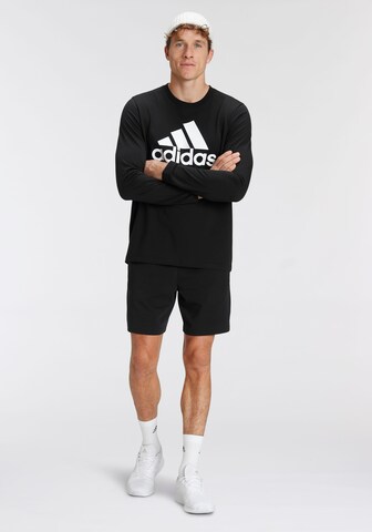 ADIDAS SPORTSWEAR Функционална тениска 'Essentials' в черно