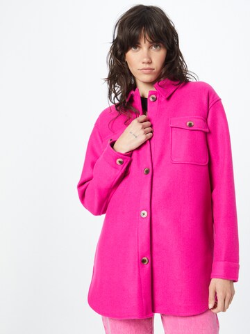 PIECES Between-season jacket 'Judy' in Pink: front