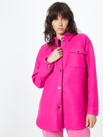 PIECES Prehodna jakna 'Judy' | roza barva: sprednja stran