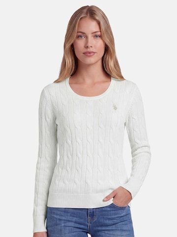 U.S. POLO ASSN. Sweater in White: front