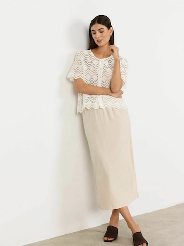 Cardigan ' RUSLA 3 ' Soyaconcept en blanc