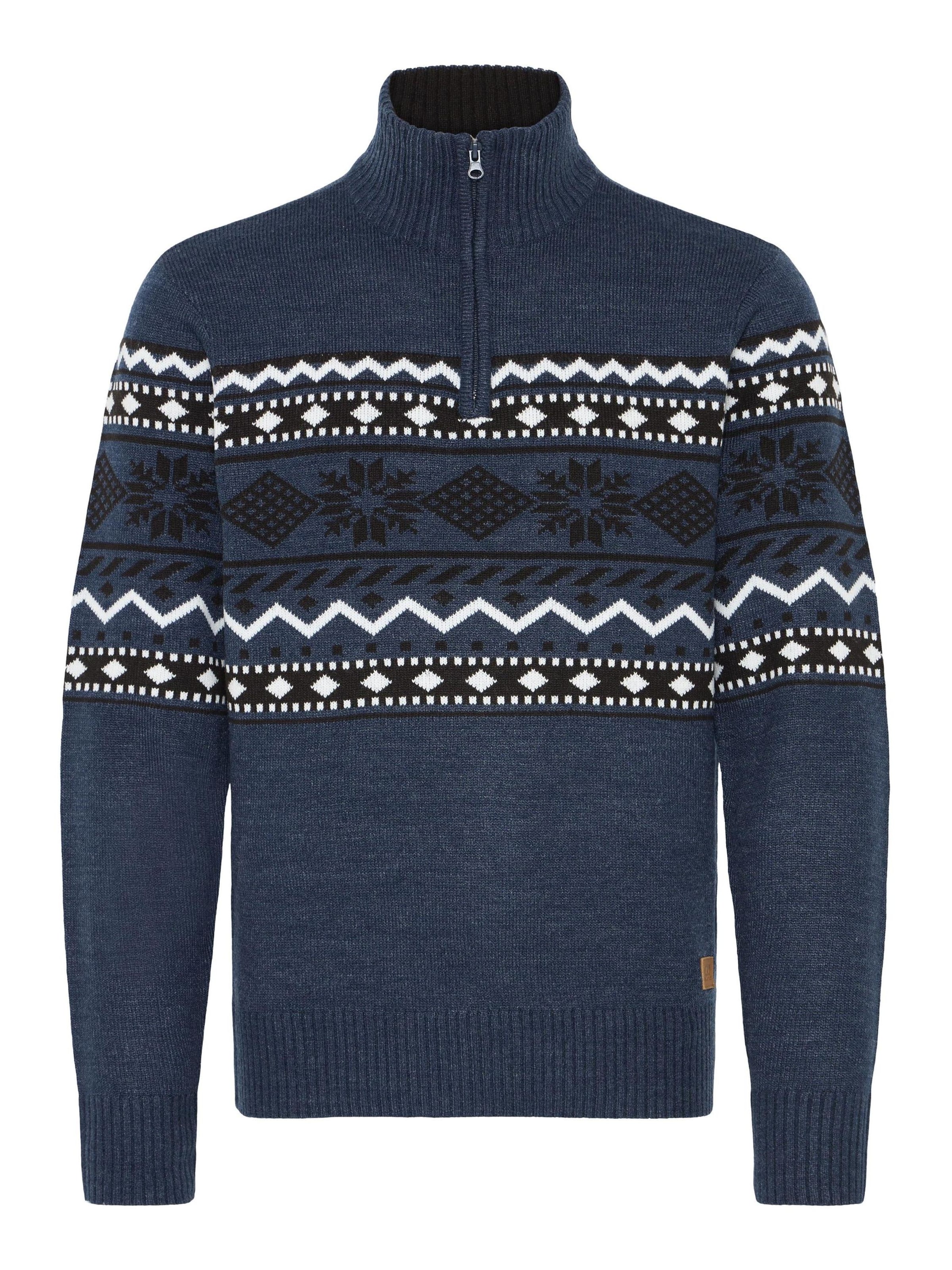 BLEND Trui ' BHNolan ' in Blauw: voorkant