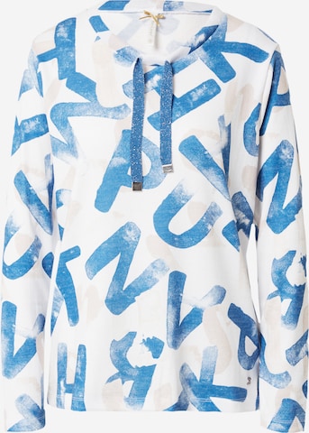 Key Largo Shirt 'Word' in Blue: front