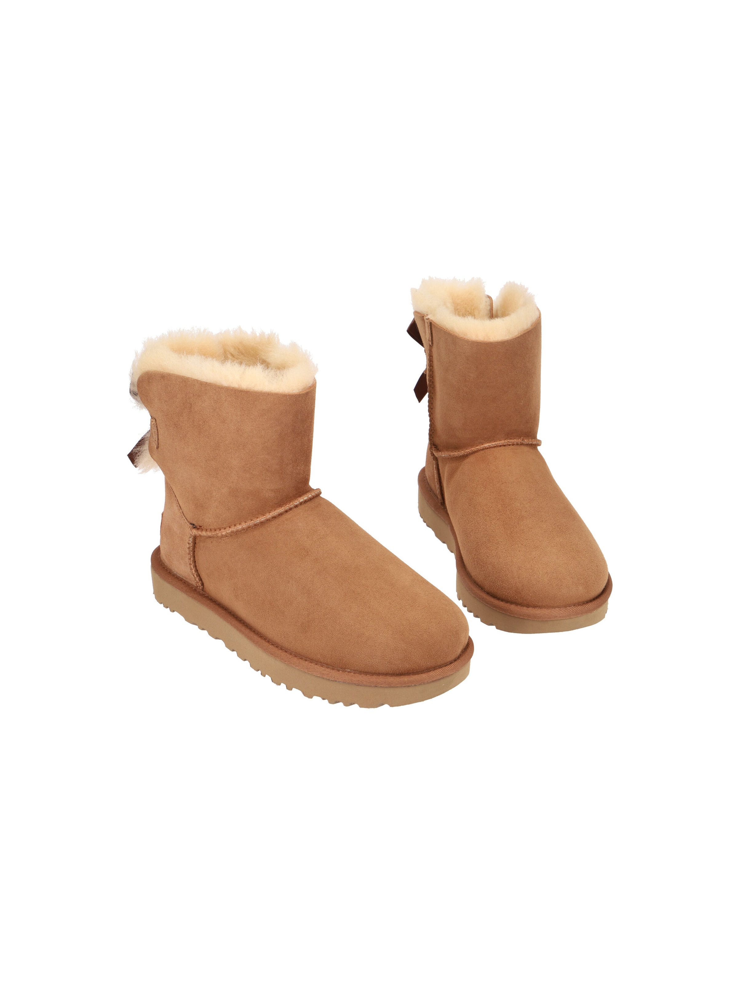 UGG Boots 'UGG Stiefel hellbraun Mini Bailey Bow II' in Braun