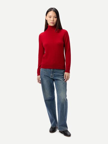GOBI Cashmere Pullover 'Women's Timeless Cashmere Turtleneck Sweater'‌‌‌ in Rot