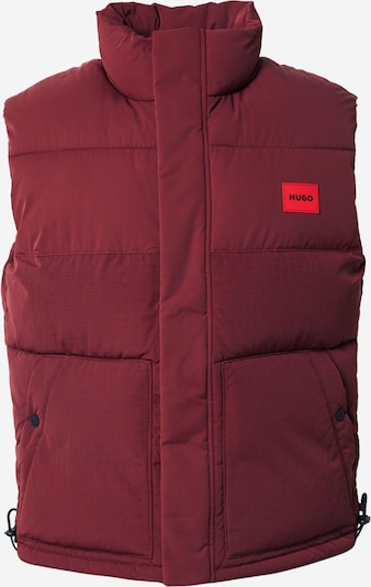 HUGO Gilet 'Baltino2541' en rouge / bordeaux, Vue avec produit
