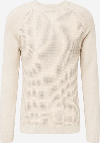 Pullover di QS in beige: frontale