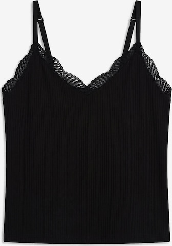 Calvin Klein Schlafshirt in Schwarz: Vorderseite