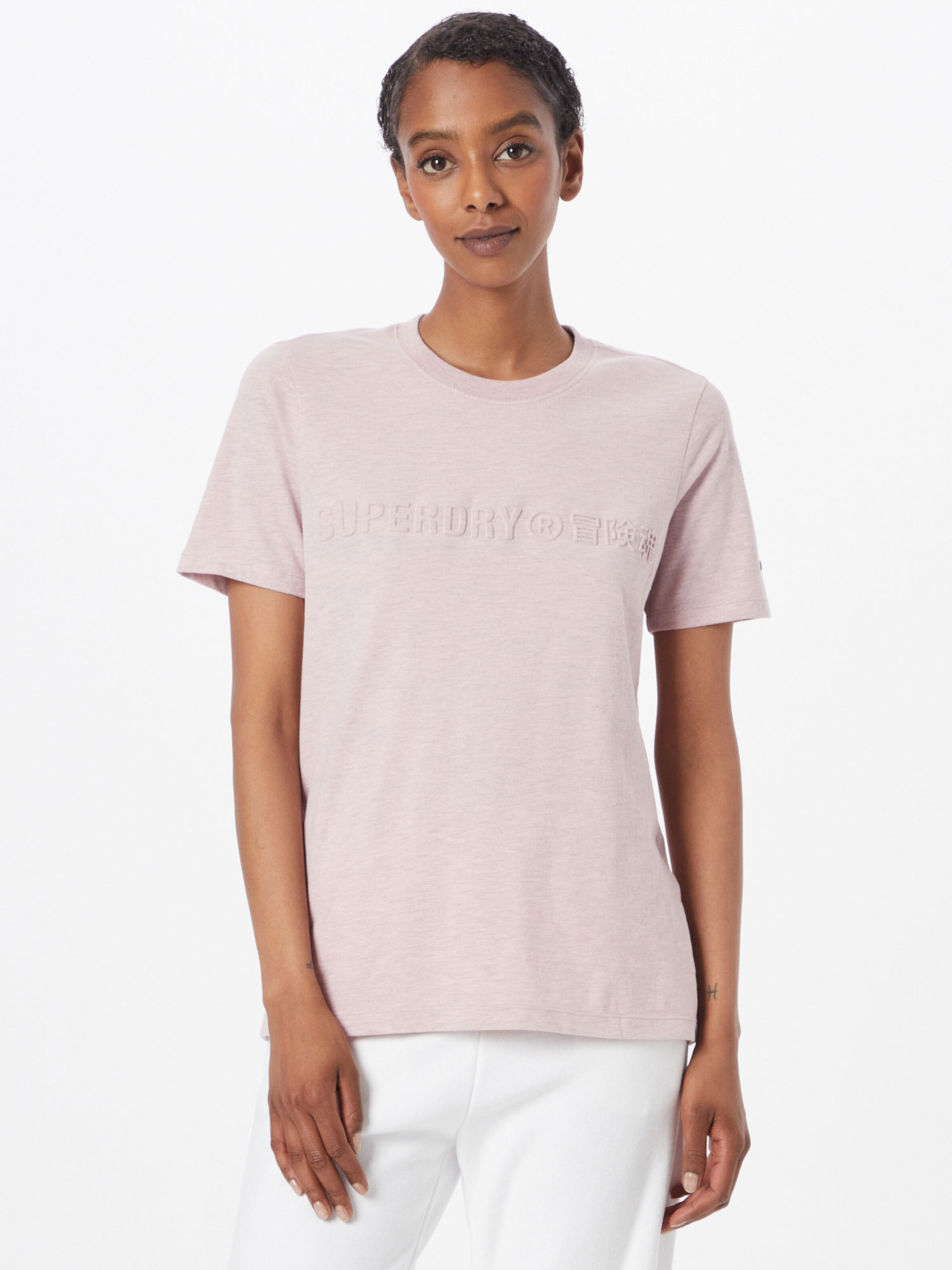 Frauen Shirts & Tops Superdry T-Shirt in Pinkmeliert - RK79983 Frauen Shirts & Tops Superdry T-Shirt in Pinkmeliert - RK79983