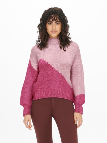 Pull-over 'JDYKILIAN' JDY en violet : devant