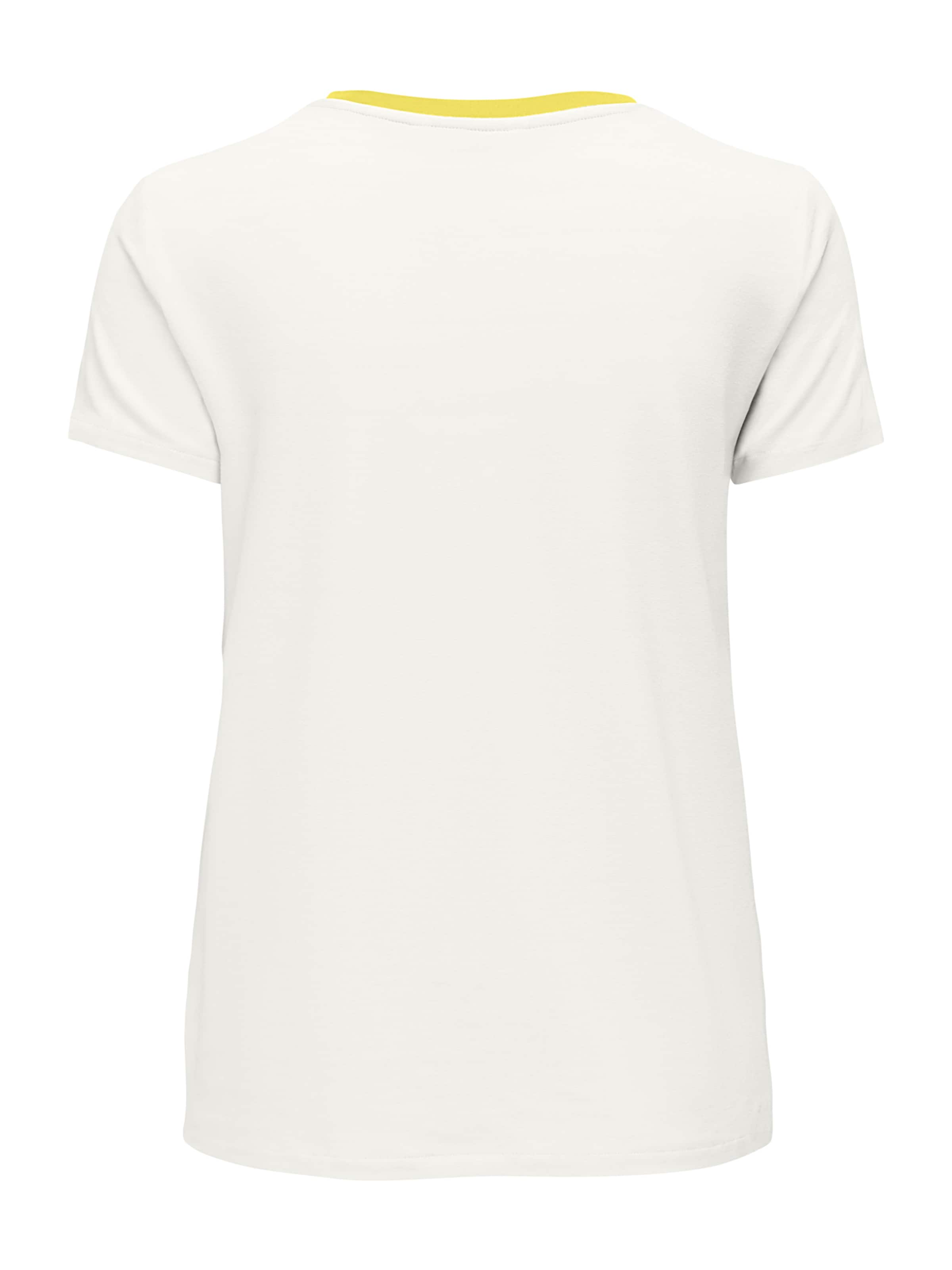 ONLY Тениска 'ONLHEART' в бяло