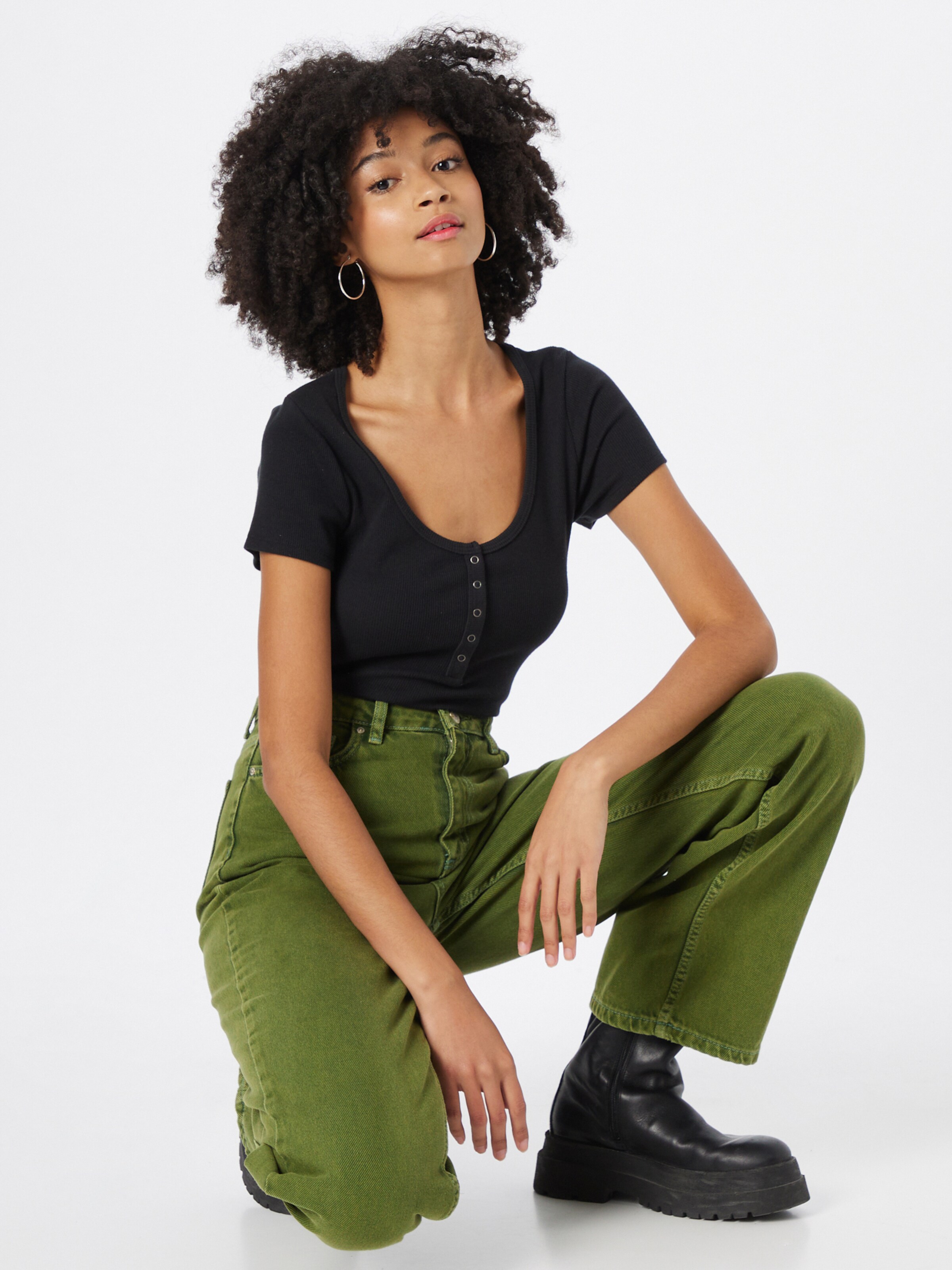 Frauen Shirts & Tops Abercrombie & Fitch Body in Schwarz - FM51728 Frauen Shirts & Tops Abercrombie & Fitch Body in Schwarz - FM51728