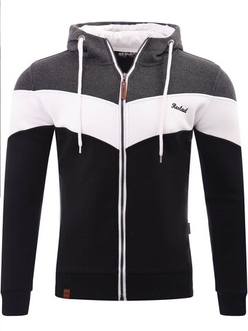 Reslad Zip-Up Hoodie 'RS1007' in Black