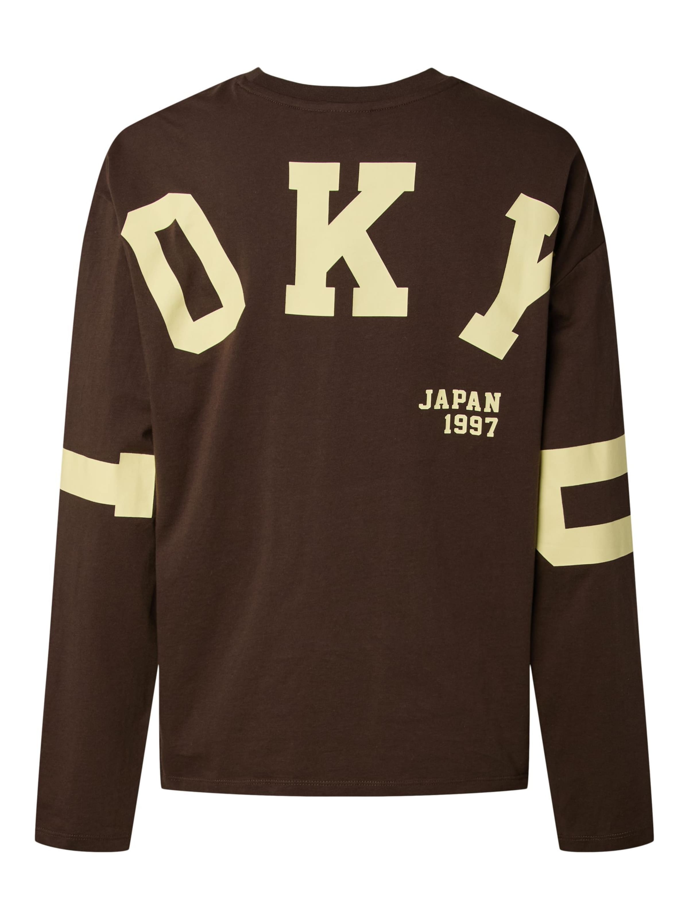 T-shirt 'PCRia' PIECES en marron