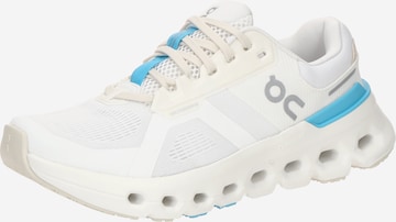 Scarpa da corsa 'Cloudrunner 2' di On in bianco: frontale