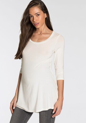 Neun Monate Tunic in White: front